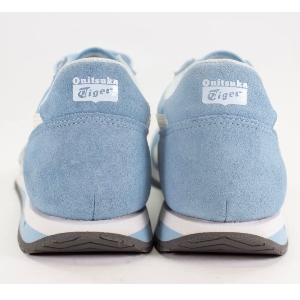 Onitsuka Tiger by Asics Light Blue and White Retro Runner Sneakers - Picture 10 of 12